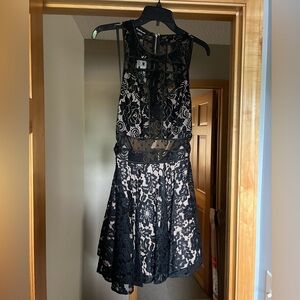 NWT Black lace Bebe Dress